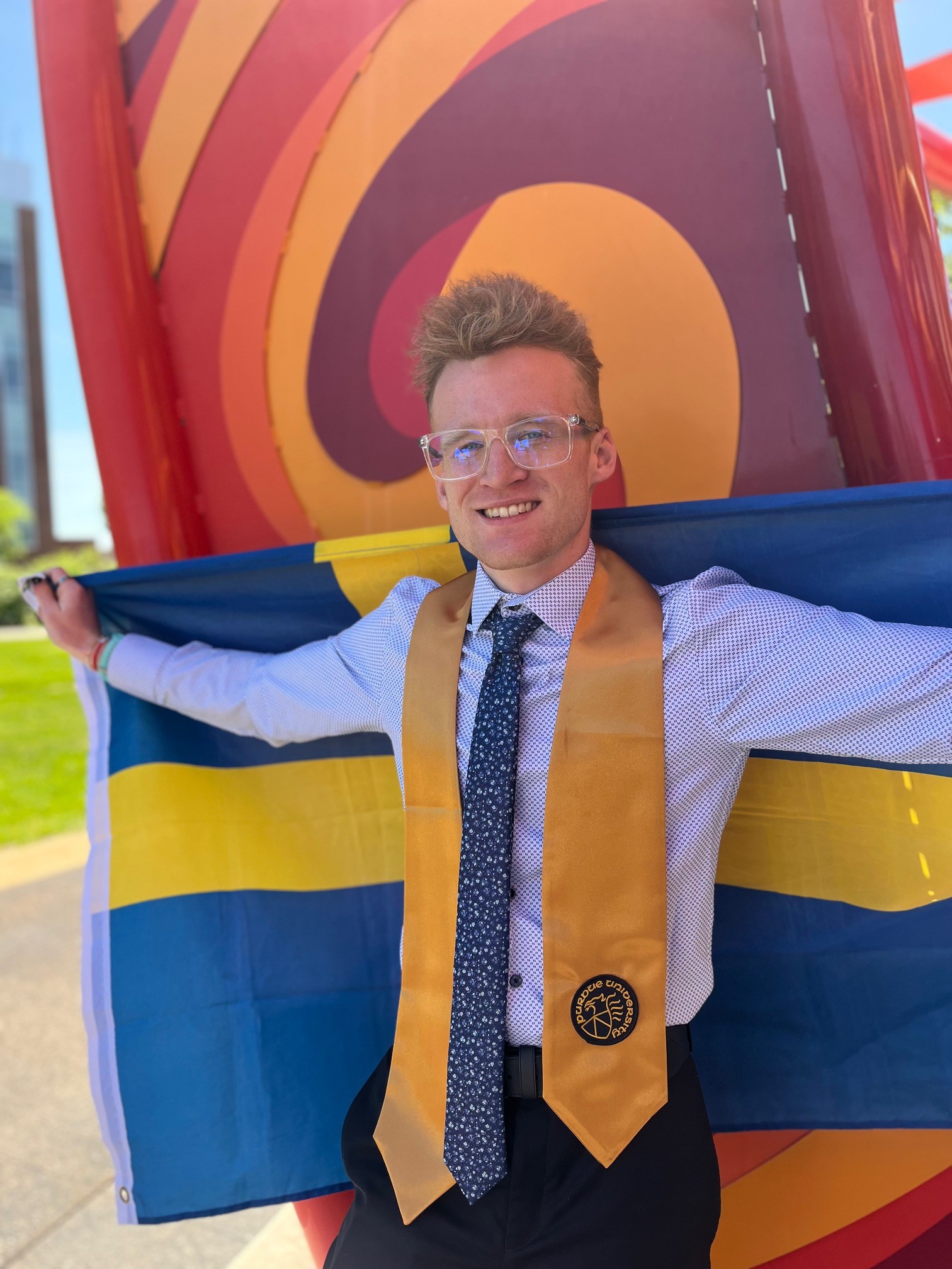 Nate Albin graduation photo